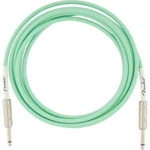 Fender Original Series Instrument Cable 1/4" Male- 1/4" Male 10ft-Surf Green-Music World Academy