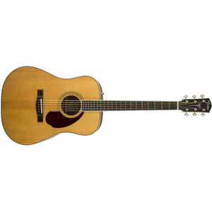 Fender PM-1 Paramount Standard Acoustic/Electric Guitar with Hardshell Case-Natural (Discontinued)-Music World Academy