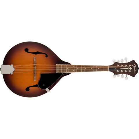 Fender PM-180E Acoustic/Electric Mandolin with Gig Bag-Aged Cognac Burst-Music World Academy