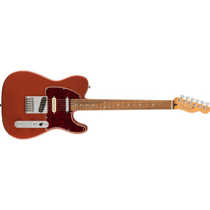 Fender Player Plus Nashville Telecaster Electric Guitar Pau Ferro with Deluxe Gig Bag-Aged Candy Apple Red-Music World Academy