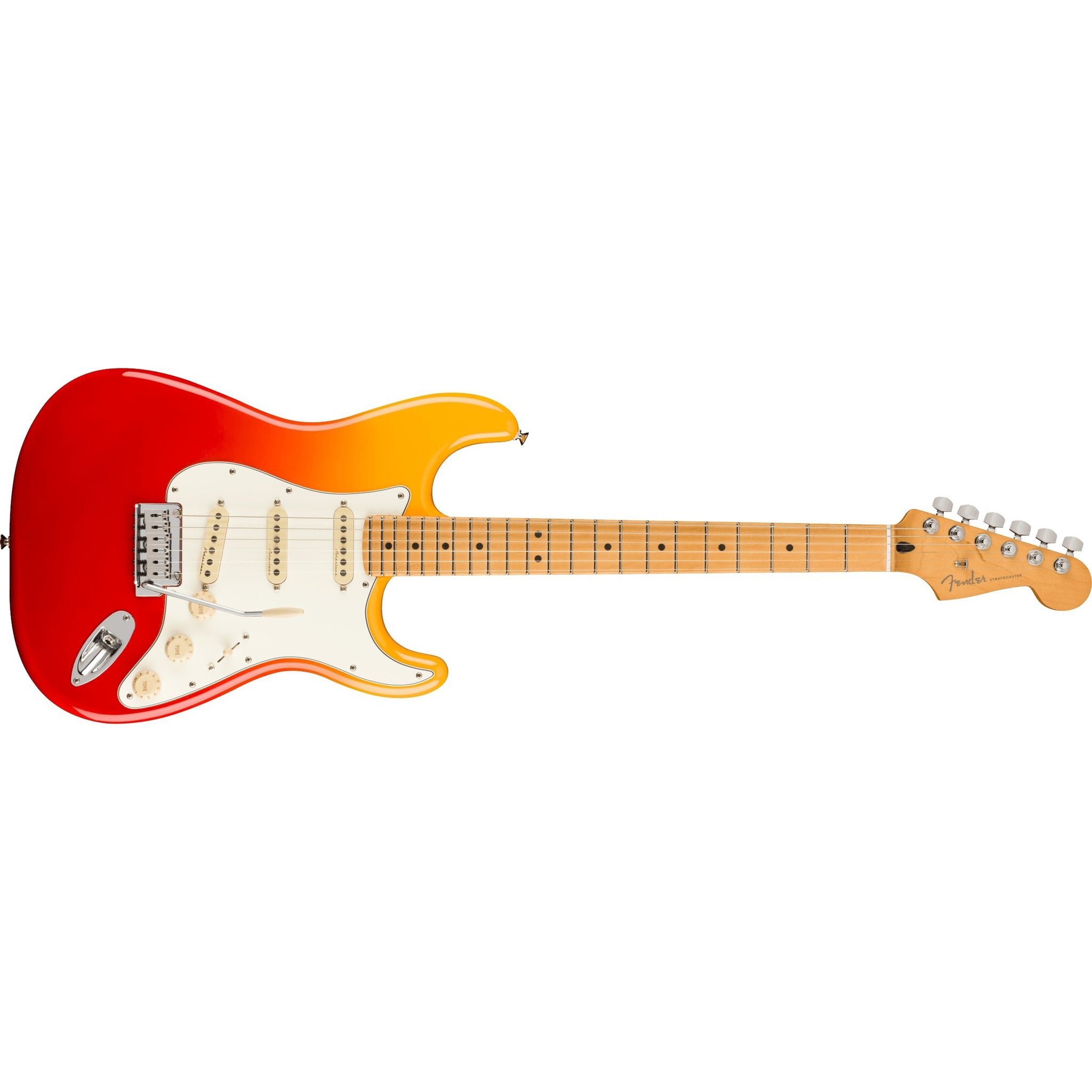 Fender Player Plus Stratocaster Electric Guitar MN with Deluxe Gig Bag-Tequila Sunrise-Music World Academy