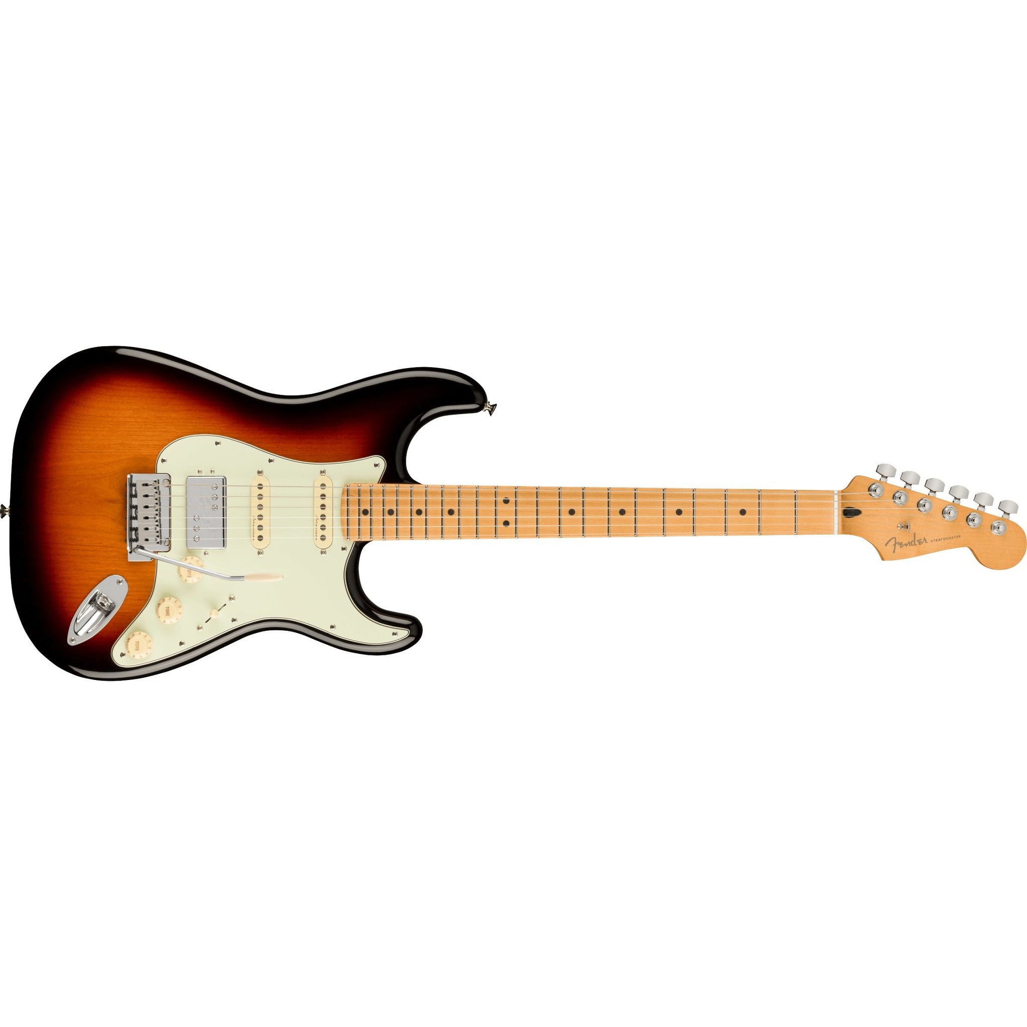 Fender Player Plus Stratocaster HSS Electric Guitar MN with Deluxe Gig Bag-3-Color Sunburst-Music World Academy