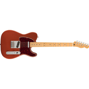 Fender Player Plus Telecaster Electric Guitar MN with Deluxe Gig Bag-Aged Candy Apple Red-Music World Academy