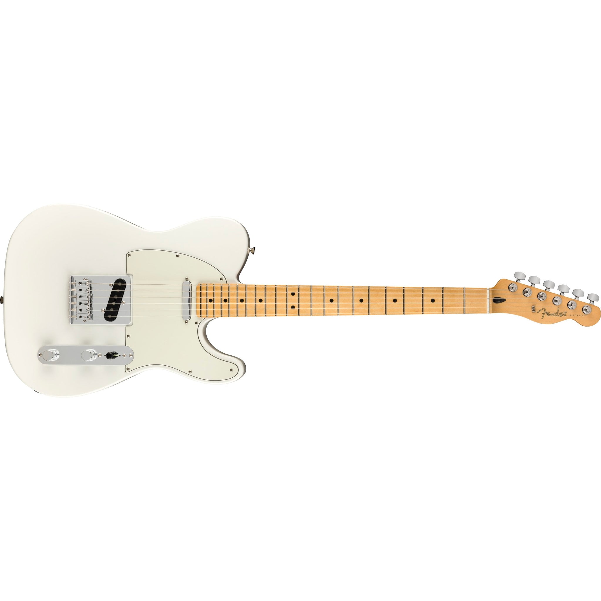 Fender Player Telecaster Electric Guitar MN Polar White-Music World Academy