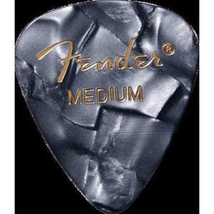 Fender Premium Celluloid Picks 12-Pack Medium-Black Moto-Music World Academy