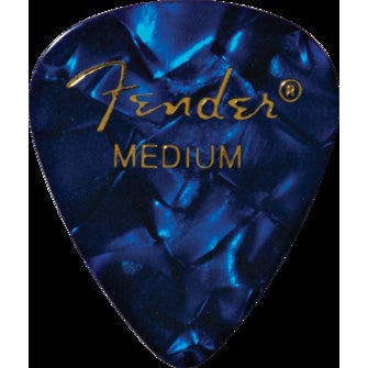 Fender Premium Celluloid Picks 12-Pack Medium-Blue Moto-Music World Academy