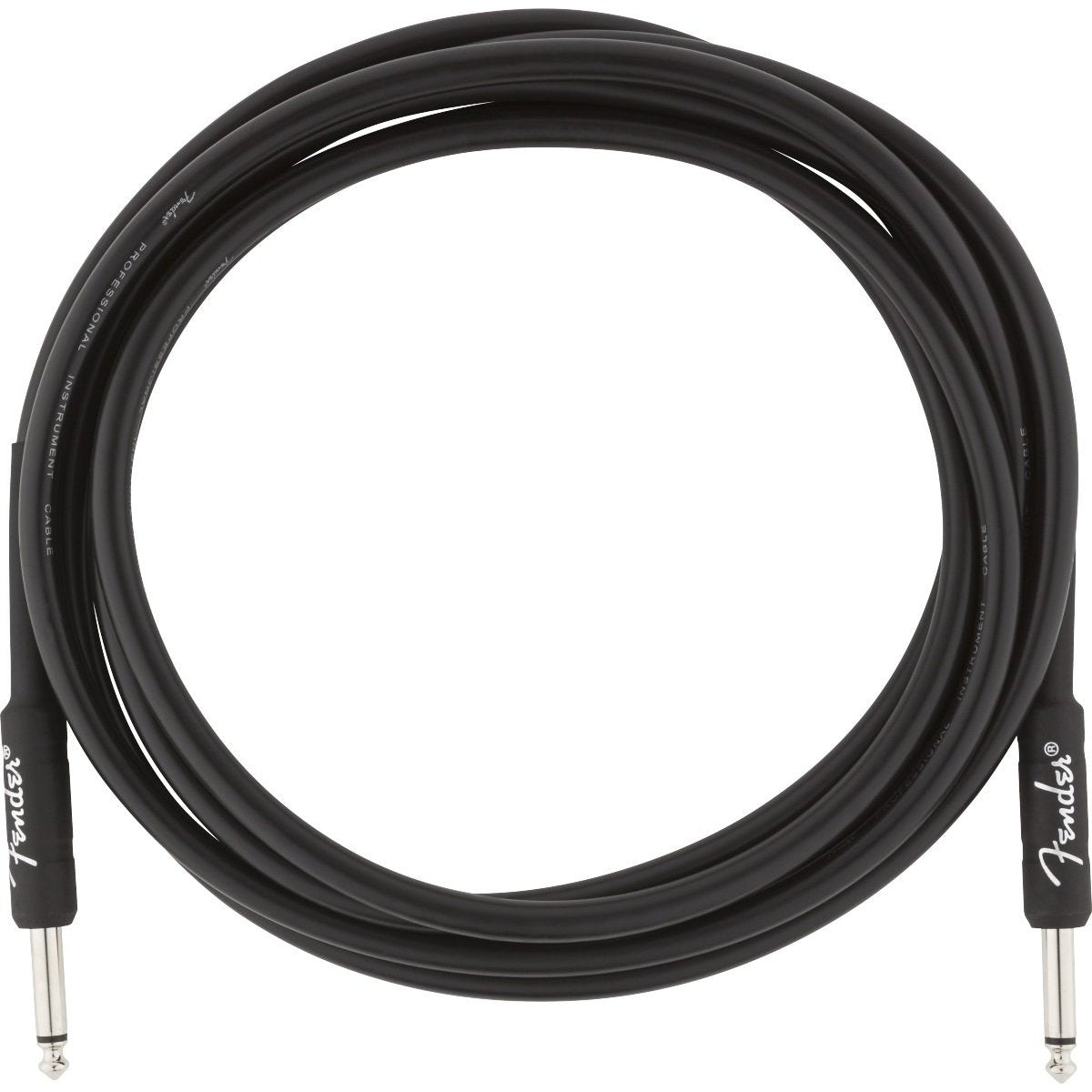 Fender Professional Series Instrument Cable 1/4" Male-1/4" Male 10ft-Black-Music World Academy