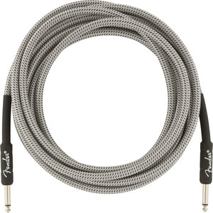 Fender Professional Series Instrument Cable 1/4" Male -1/4" Male 15ft-White Tweed-Music World Academy