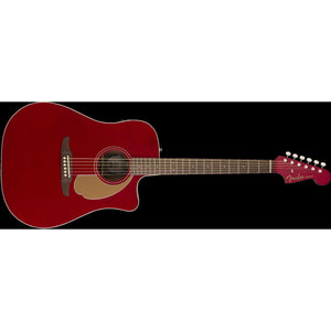 Fender Redondo Player Acoustic/Electric Guitar-Candy Apple Red (Discontinued)-Music World Academy