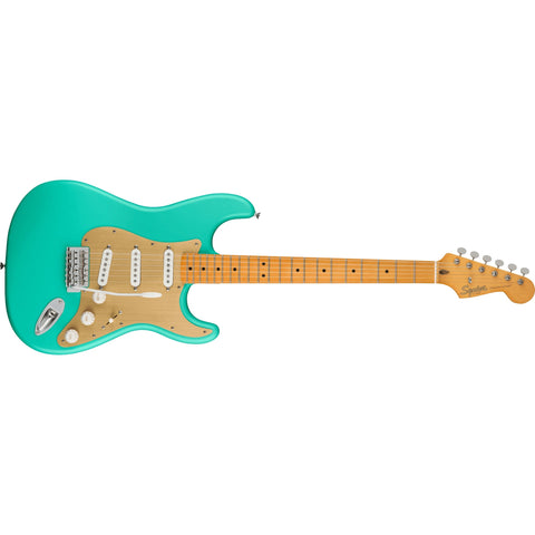 Fender Squier 40th Anniversary Vintage Edition Stratocaster Electric Guitar-Satin Sea Foam Green-Music World Academy