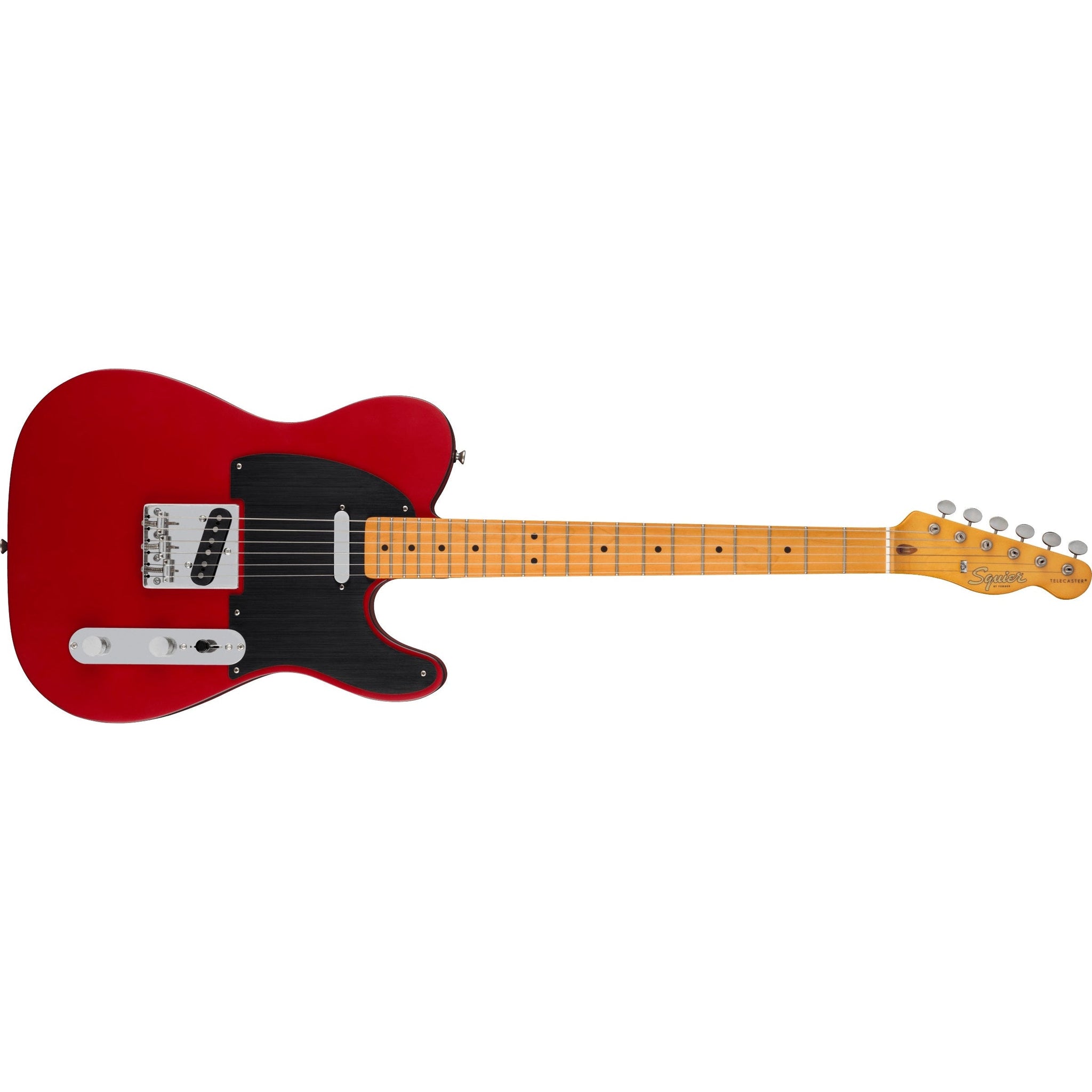 Fender Squier 40th Anniversary Vintage Edition Telecaster Electric Guitar-Satin Dakota Red-Music World Academy