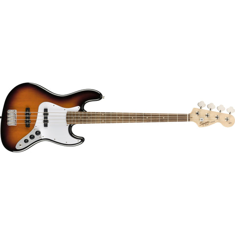 Fender Squier Affinity Jazz Bass Guitar-Brown Sunburst (Discontinued)-Music World Academy