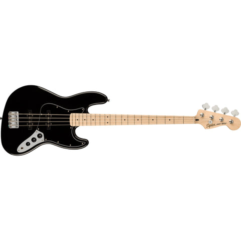 Fender Squier Affinity Series Jazz Bass Guitar MN Black-Music World Academy