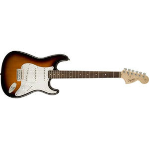 Fender Squier Affinity Series Stratocaster Electric Guitar-Brown Sunburst (Discontinued)-Music World Academy