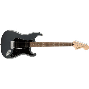 Fender Squier Affinity Series Stratocaster Electric Guitar HH-Charcoal Frost Metallic-Music World Academy