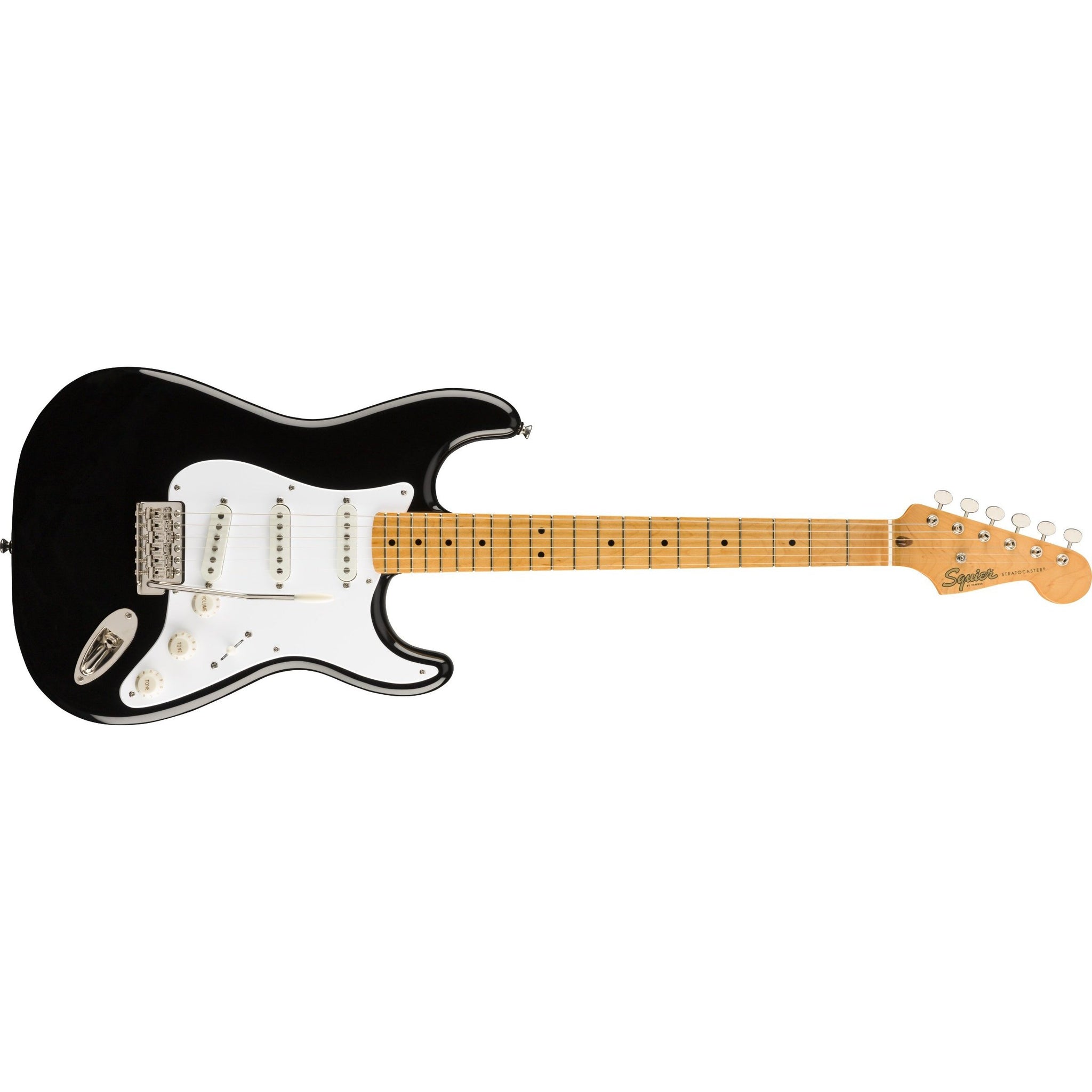 Fender Squier Classic Vibe 50's Stratocaster Electric Guitar MN-Black-Music World Academy