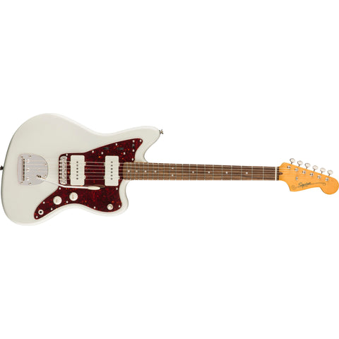 Fender Squier Classic Vibe 60's Jazzmaster Electric Guitar-Olympic White-Music World Academy