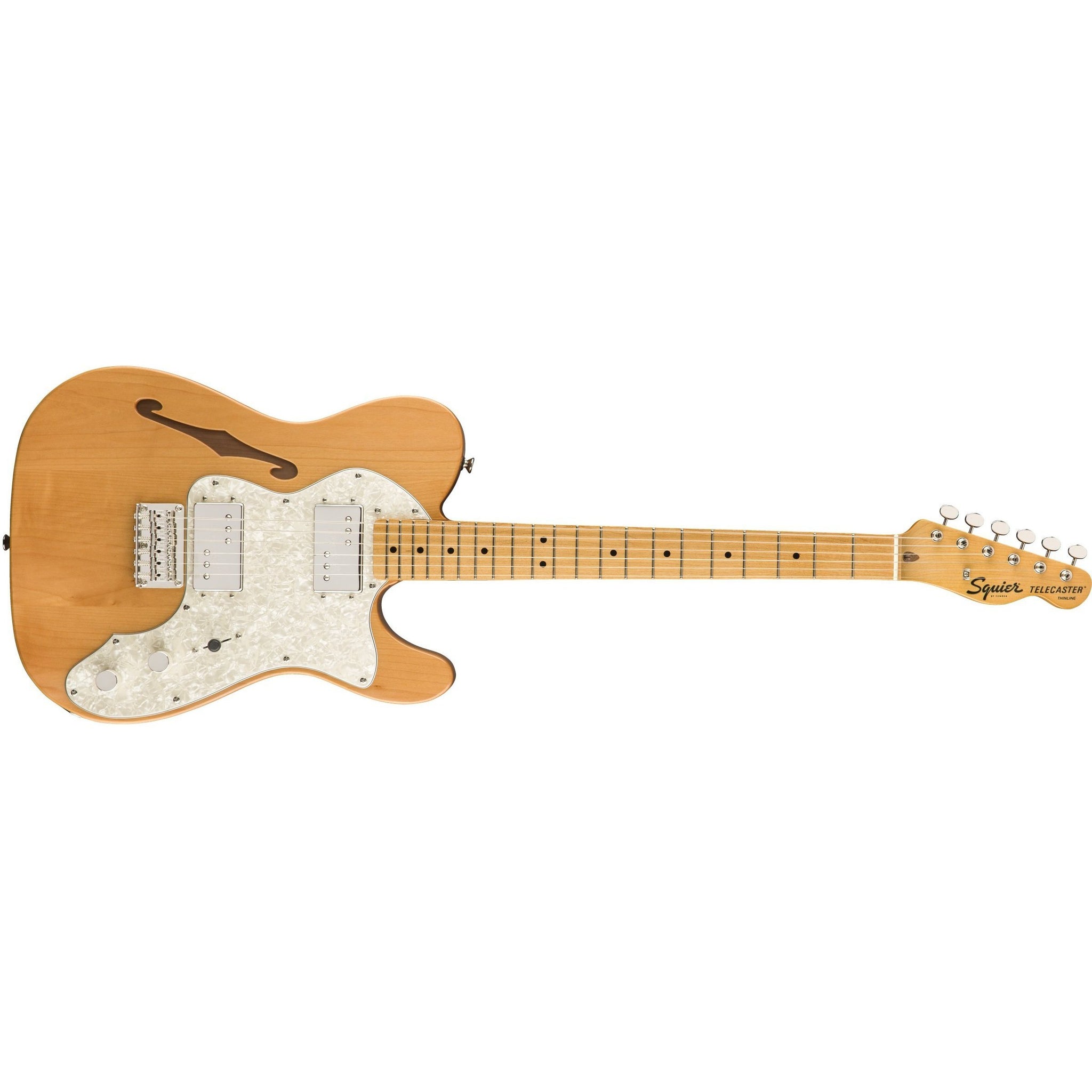 Fender Squier Classic Vibe 70's Telecaster Thinline Electric Guitar MN-Natural-Music World Academy