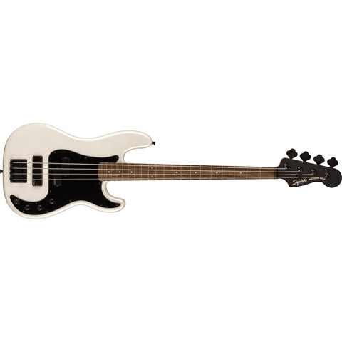 Fender Squier Contemporary Active Precision Bass Guitar-Pearl White-Music World Academy