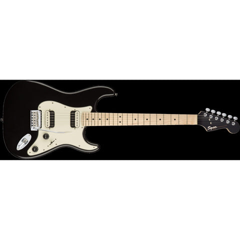 Fender Squier Contemporary Stratocaster HH Electric Guitar MN Black Metallic (Discontinued)-Music World Academy