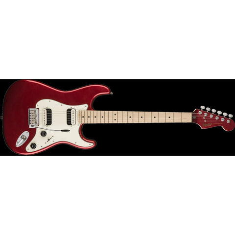 Fender Squier Contemporary Stratocaster HH Electric Guitar MN Dark Metallic Red (Discontinued)-Music World Academy