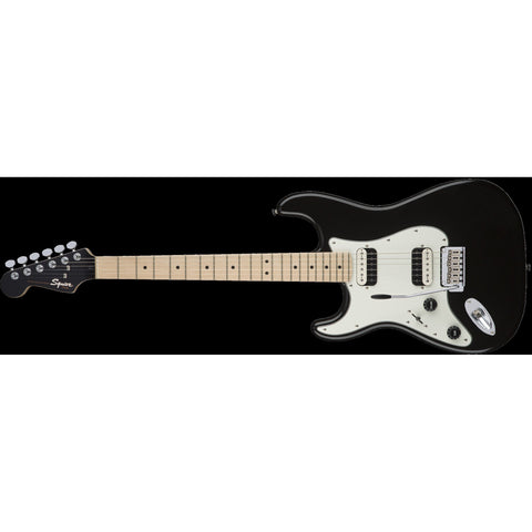 Fender Squier Contemporary Stratocaster HH Left-Handed Electric Guitar MN Black Metallic (Discontinued)-Music World Academy