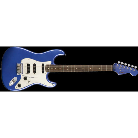 Fender Squier Contemporary Stratocaster HSS Electric Guitar RW Ocean Blue Metallic (Discontinued)-Music World Academy