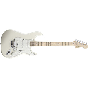 Fender Squier Deluxe Stratocaster Electric Guitar MN Pearl White Metallic (Discontinued)-Music World Academy