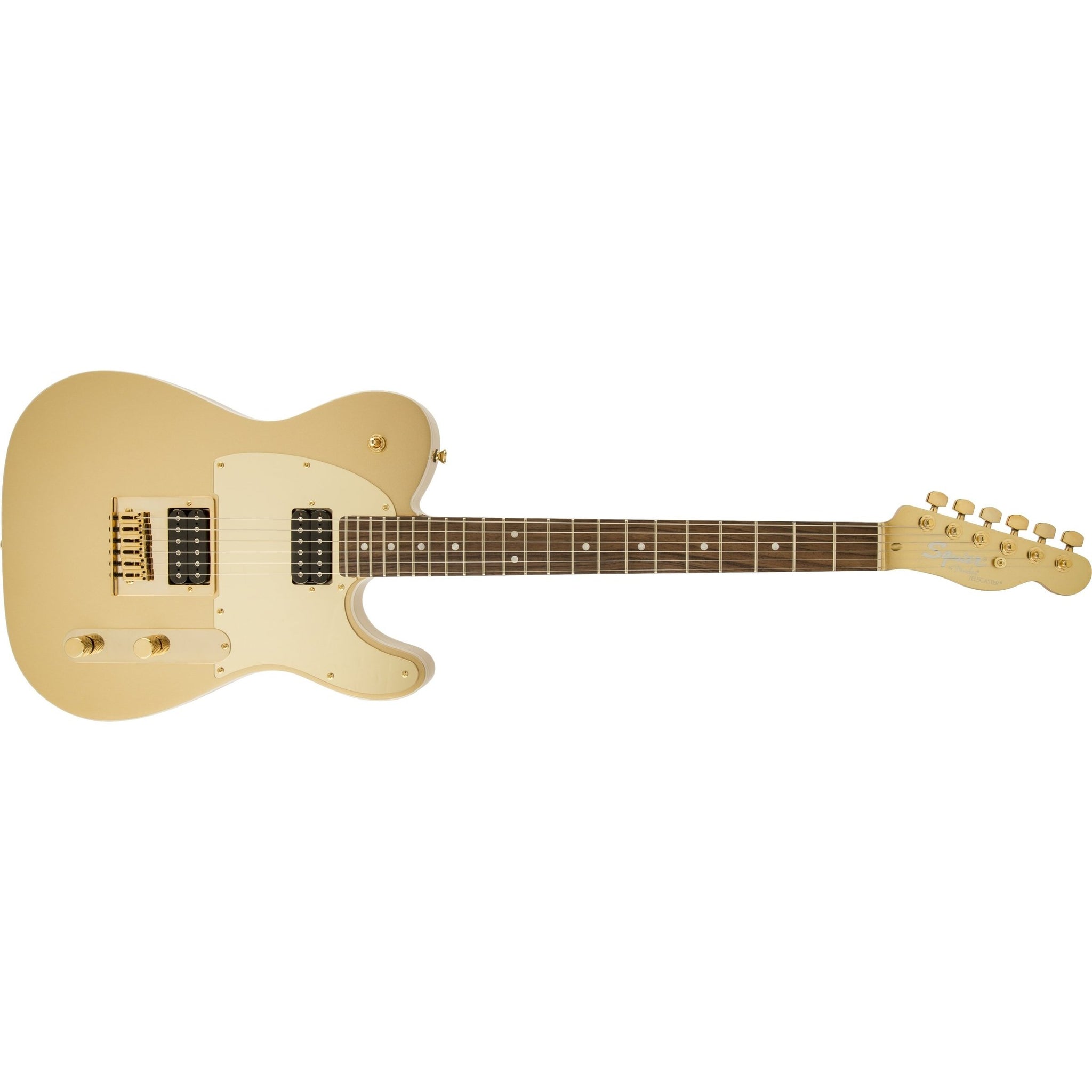 Fender Squier J5 Telecaster Electric Guitar-Frost Gold (Discontinued)-Music World Academy