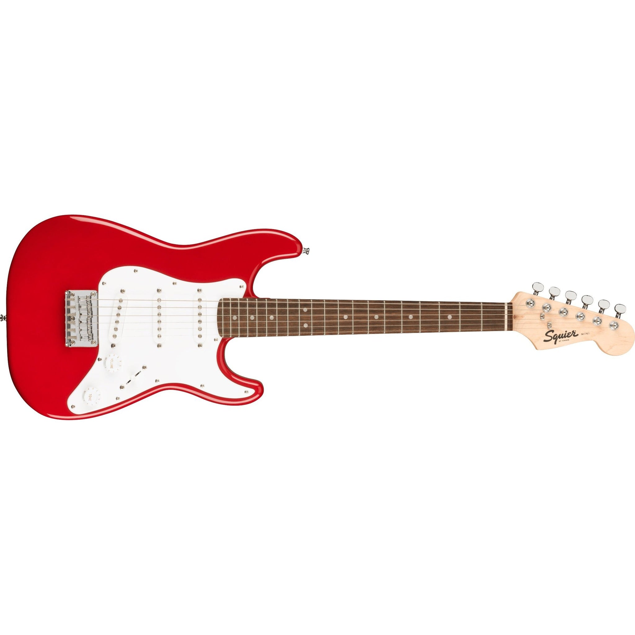 Fender Squier Mini Stratocaster Electric Guitar-Dakota Red-Music World Academy