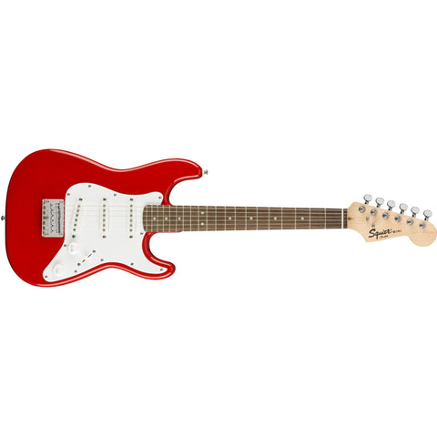 Fender Squier Mini Stratocaster V2 Electric Guitar-Torino Red (Discontinued)-Music World Academy