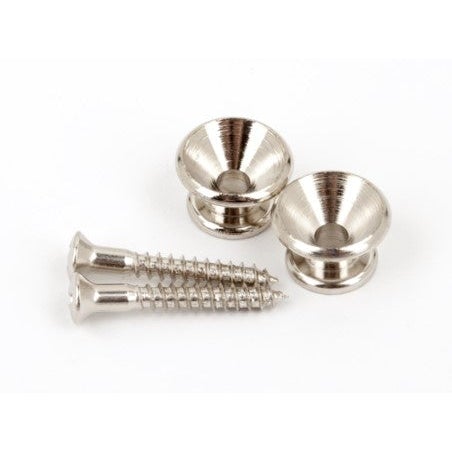 Fender Strap Buttons 2-Pack-Nickel-Music World Academy
