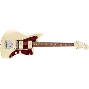 Fender Vintera 60's Jazzmaster Electric Guitar PF with Gig Bag-Olympic White-Music World Academy