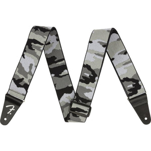 Fender Weighless Camo Guitar Strap-Winter-Music World Academy