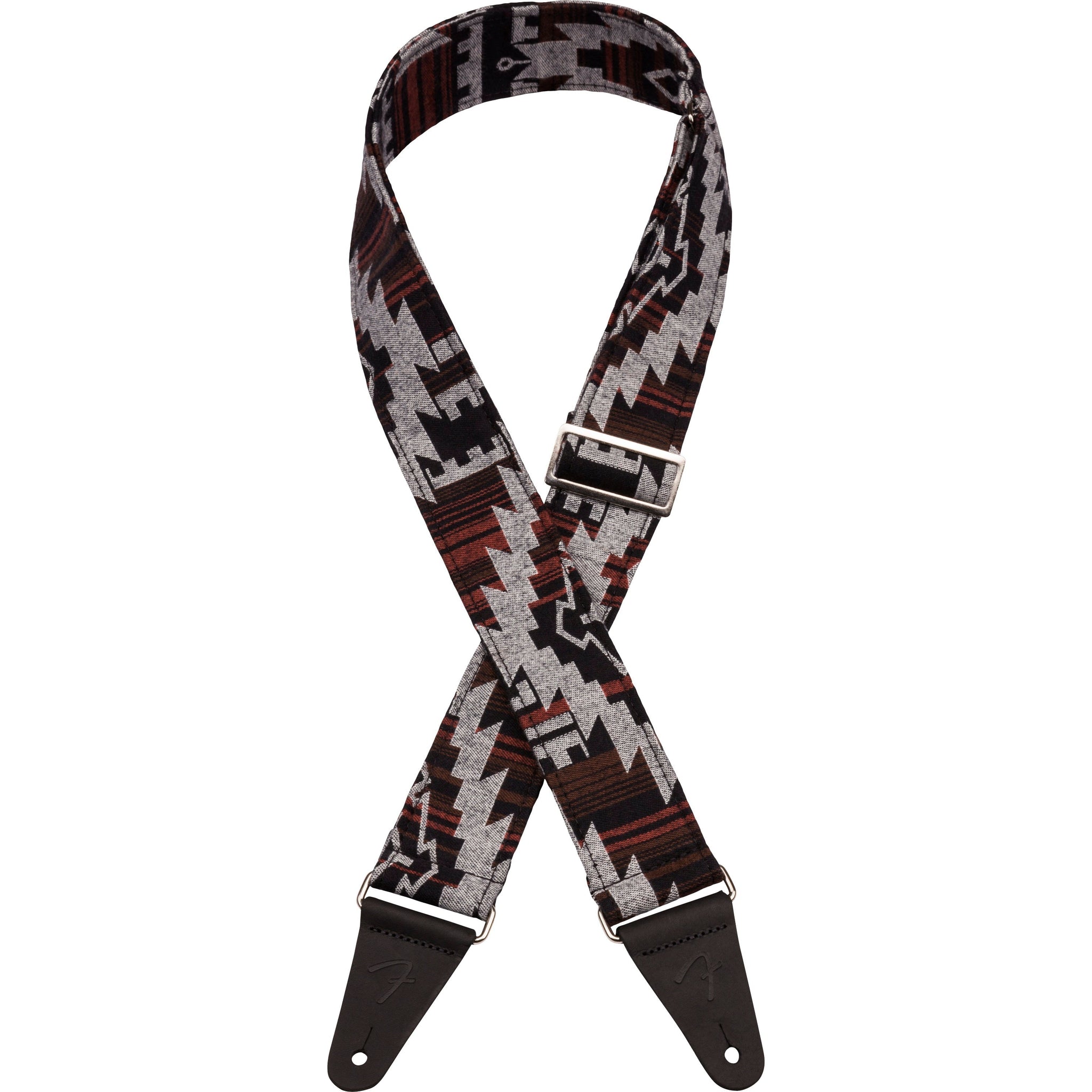 Fender Zion 2" Guitar Strap-Black Aztec-Music World Academy