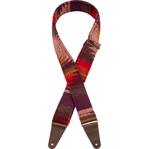 Fender Zion 2" Guitar Strap-Purple Aztec-Music World Academy