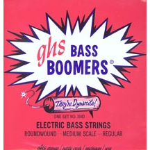 GHS 3040 Boomers Roundwound Bass Guitar Strings Medium Scale Regular 45-105-Music World Academy