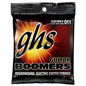 GHS GBM Boomers Roundwound Electric Guitar Strings Medium 11-50-Music World Academy