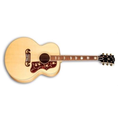 Gibson AC20ANGH SJ200 Super Jumbo Modern Classic Acoustic/Electric Guitar with Hardshell Case-Natural (Discontinued)-Music World Academy
