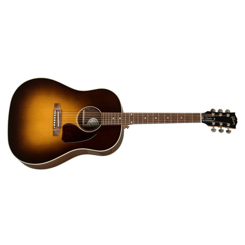 Gibson AC4S19WBNH 2019 J-45 Studio Acoustic/Electric Guitar with Hardshell Case-Walnut Burst (Discontinued)-Music World Academy