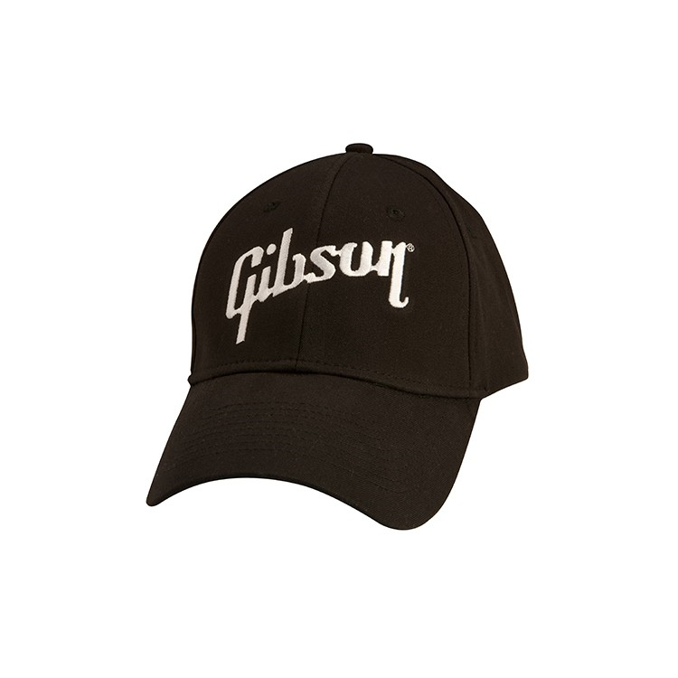 Gibson GHT-BLK Black Hat with White Logo-Music World Academy