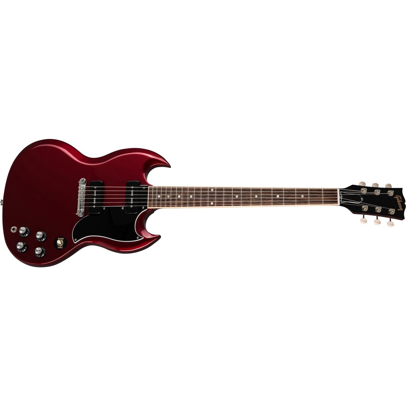 Gibson SGSP00BUCH SG Special Electric Guitar with Hardshell Case-Vintage Sparkling Burgundy (Discontinued)-Music World Academy