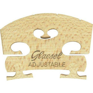 Glaesel GL33524M Adjustable 4/4 Violin Bridge-Medium-Music World Academy