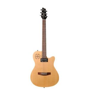 Godin A6 Ultra Electric Guitar with Gig Bag-Natural-Music World Academy