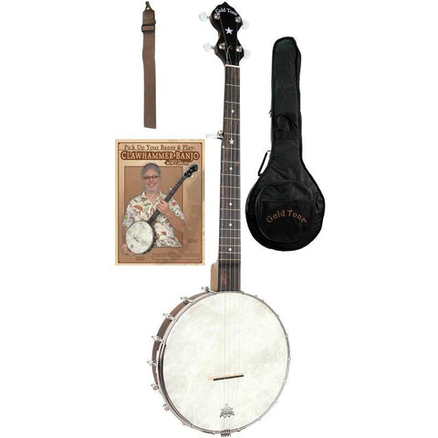 Gold Tone CC-OTA Cripple Creek Clawhammer A-Scale Banjo with Gig Bag-Music World Academy