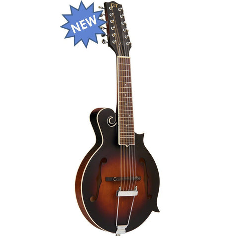 Gold Tone F-12 12-String F-Style Mandolin/Guitar with Hard Bag-Music World Academy