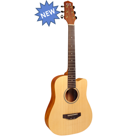 Gold Tone M-Guitar GT Series Acoustic/Electirc Micro Guitar with Gig Bag-Music World Academy