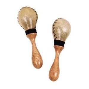 Gon Bops PMARRS Rawhide Poquito Maracas-Music World Academy