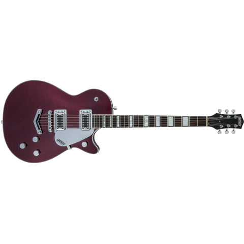 Gretsch G5220 Electromatic Jet BT Single Cut Electric Guitar with V-Stoptail-Dark Cherry Metallic-Music World Academy