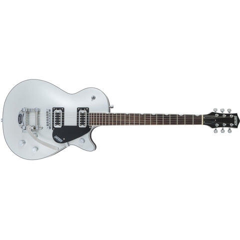 Gretsch G5230T Electromatic Jet Electric Guitar with Bigsby-Airline Silver-Music World Academy